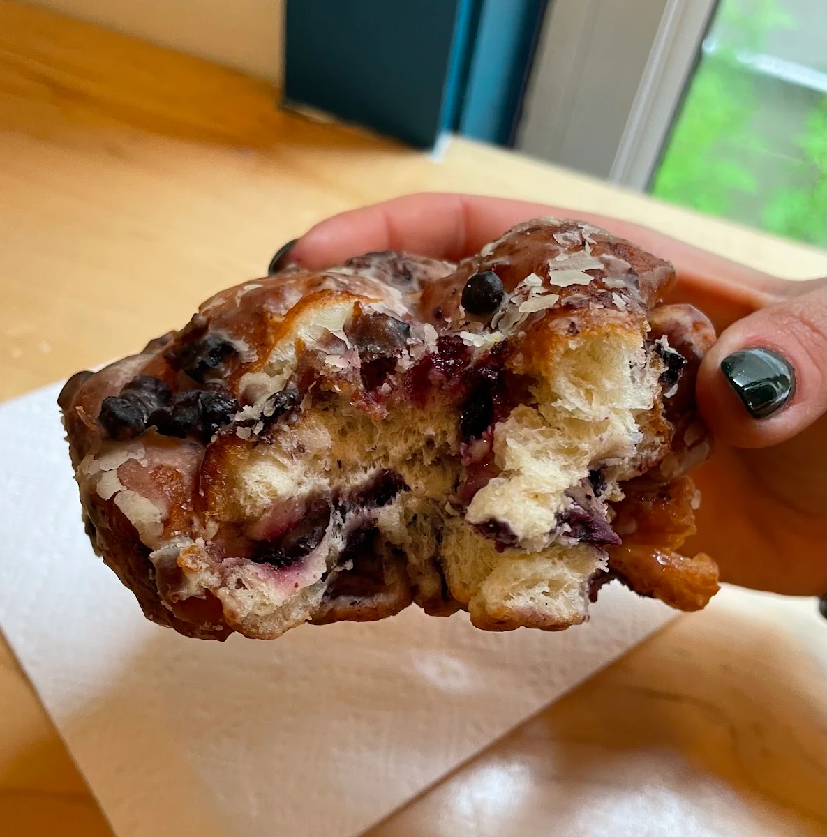 Blueberry Lemon Fritter