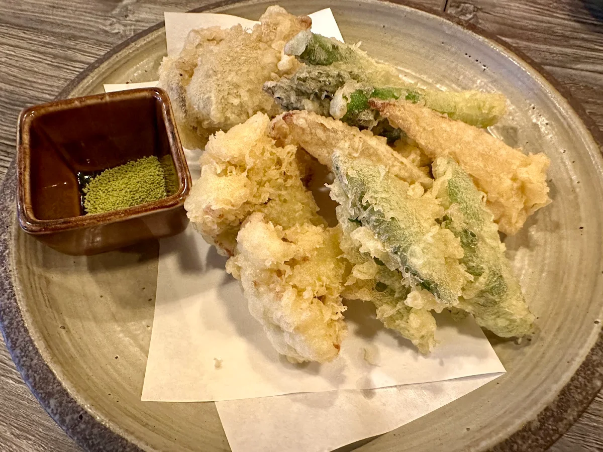 Fukinotoa and Bamboo Shoot Tempura