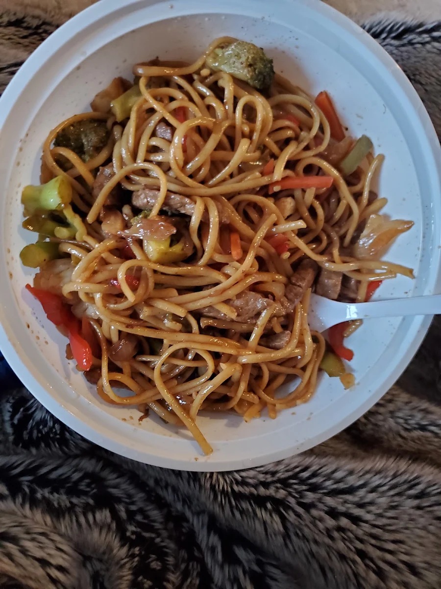 Beef Teriyaki with Linguine Noodles