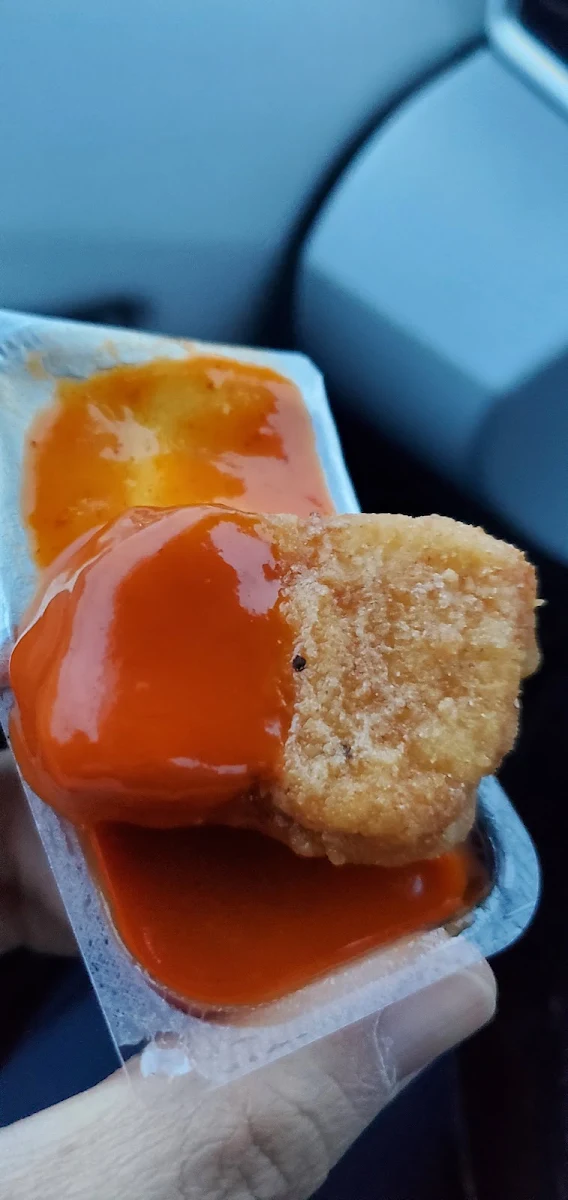 Dill Pickle Chicken Nuggets Buffalo Sauce