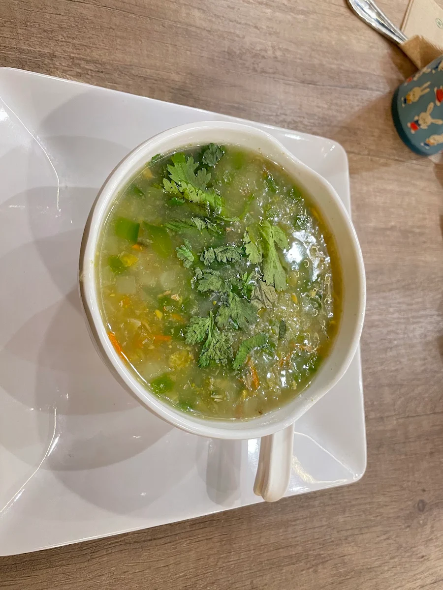 Sweet Corn Vegetables Soup