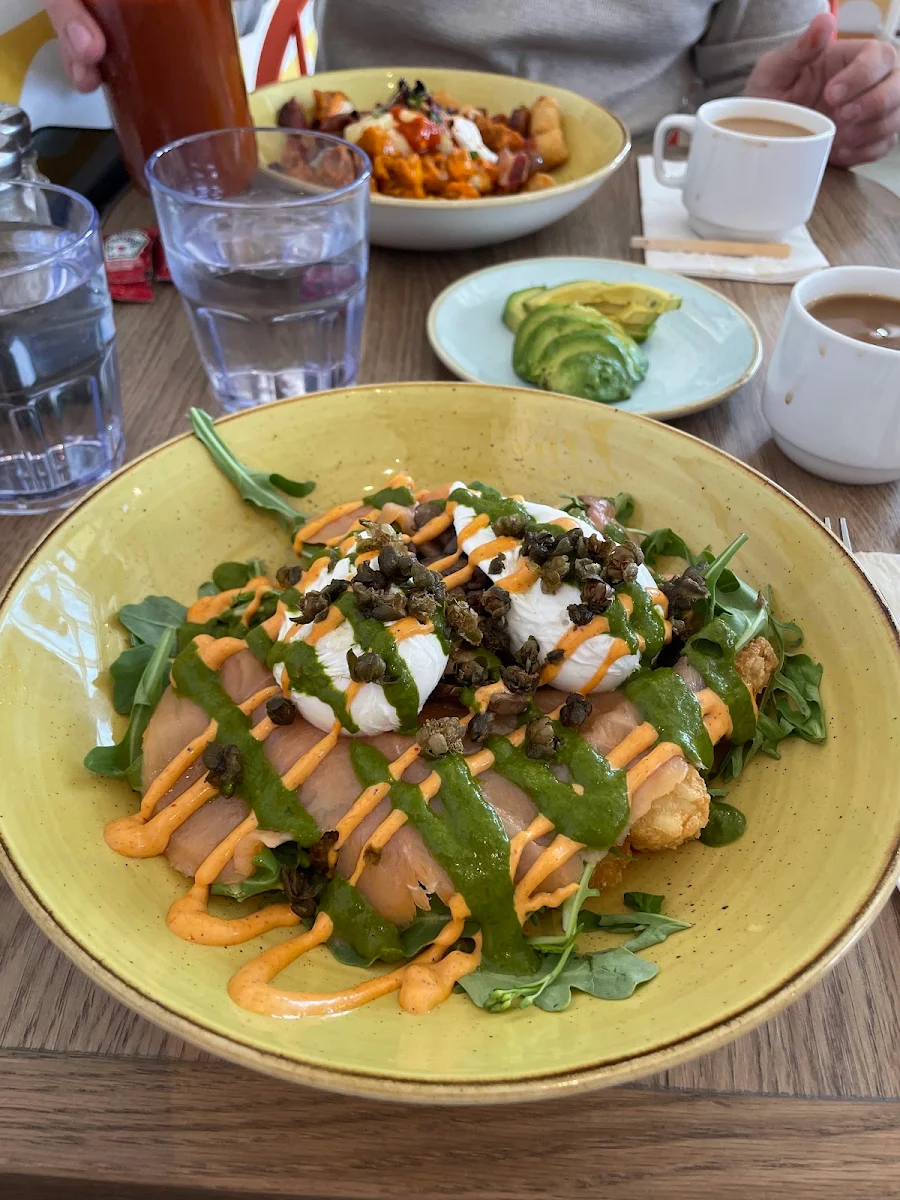 Spicy Salmon Brunch Bowl