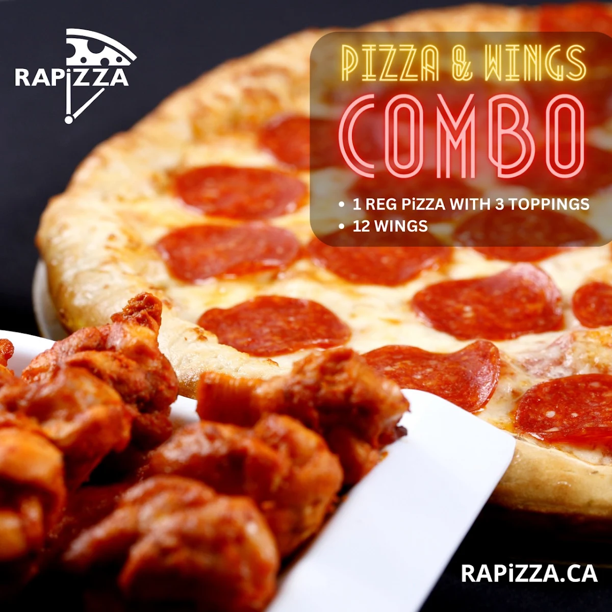 Pizza and Wings Combo