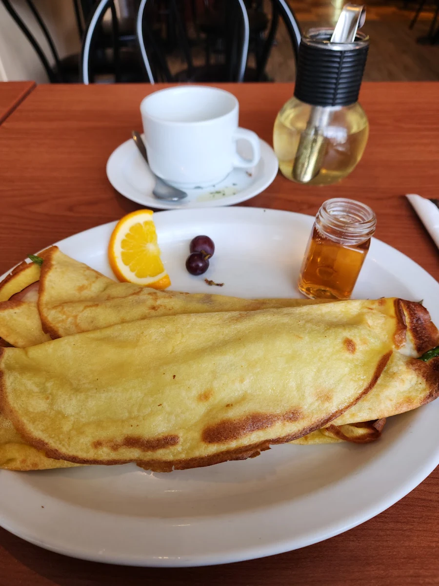 Crêpe Jambon Fromage Suisse Et Asperges