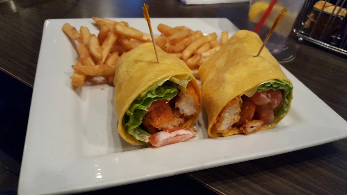 Buffalo Chicken Caesar Wrap