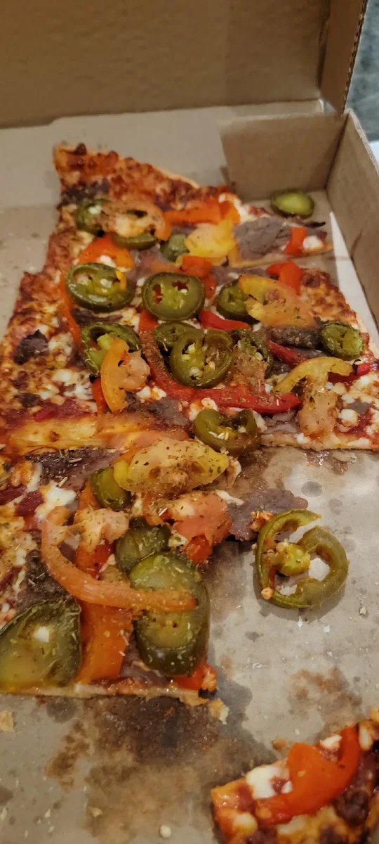 Thin Crust Pizza Vegetarian Pizza