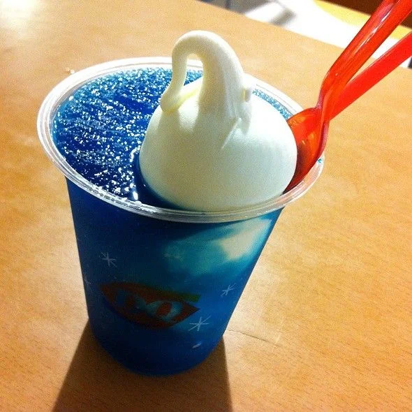 Blue Raspberry Arctic Rush Float