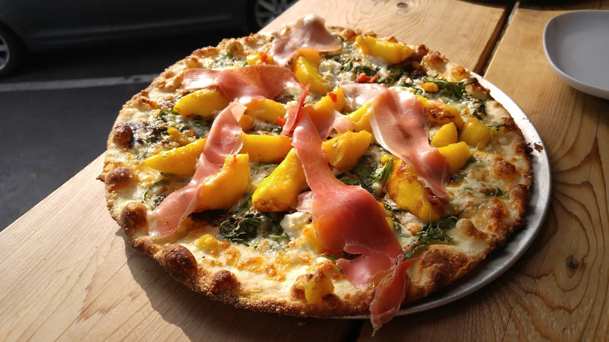 Peach Pizza