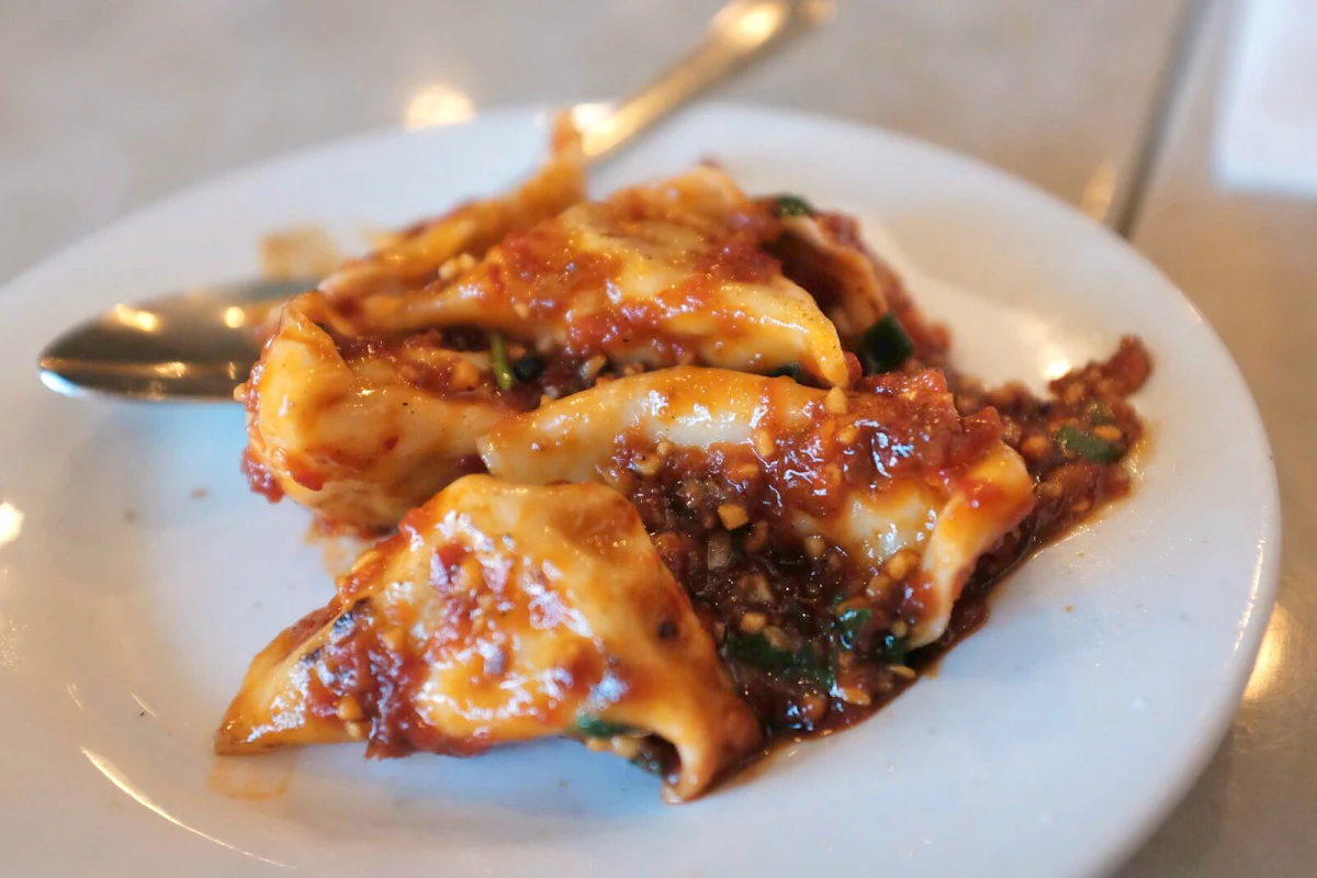 Chili Garlic Chicken Dumplings 6