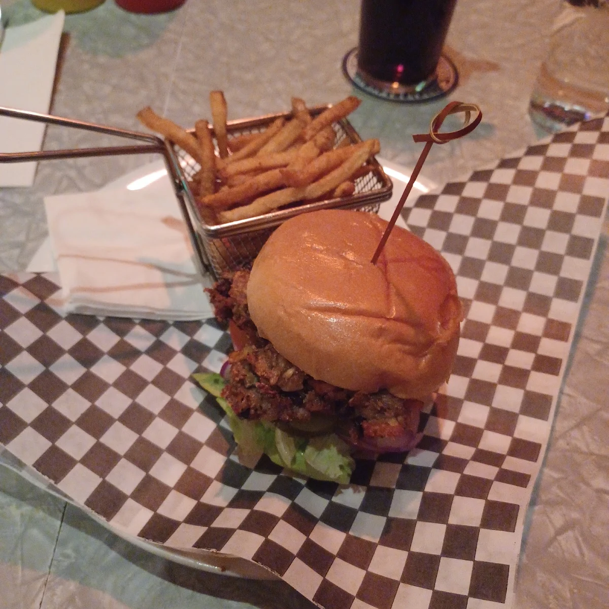 Veggie Burger with Fries