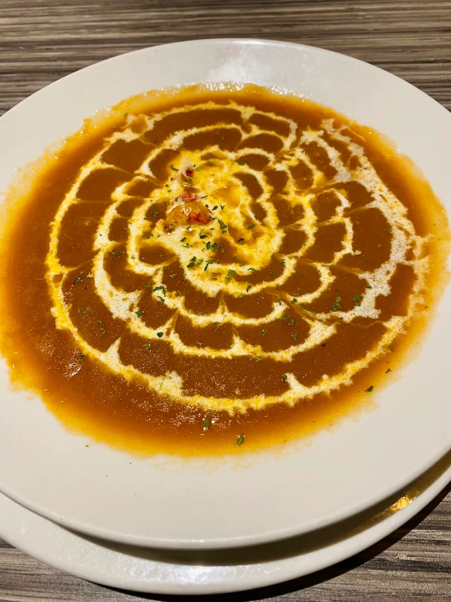 Our Famous Lobster Bisque Baked with Puff Pastry
