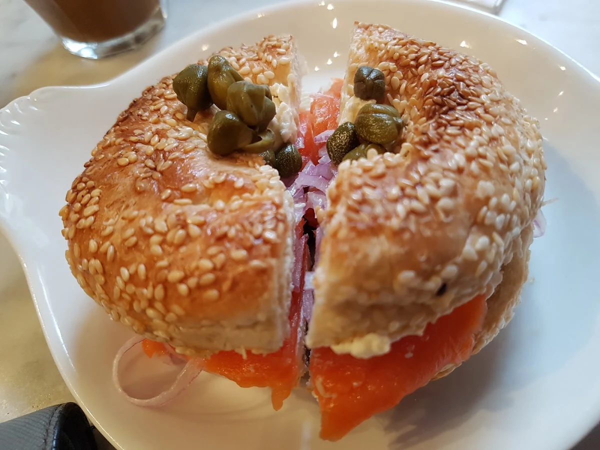 Bagel with Lox and Cream Cheese