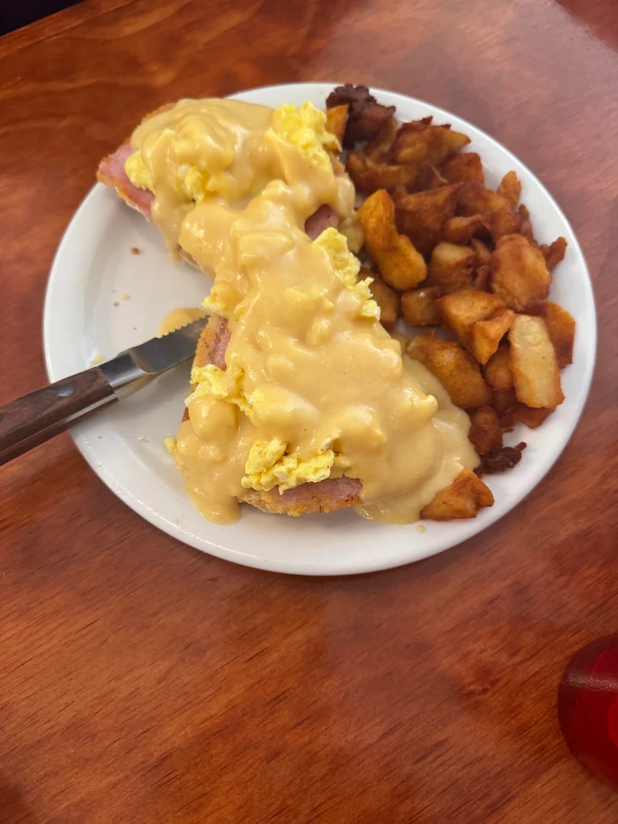 Eggs Benedict with Scrambled Eggs