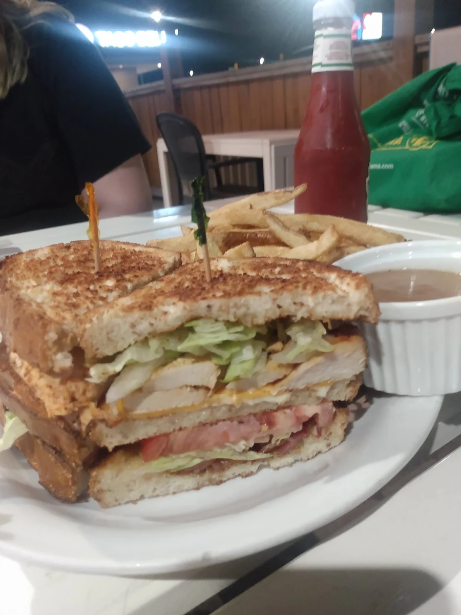 Chicken Club Sandwich Why Do These Never Stay Everytime I Come Here I Gotta Keep Filling Them In