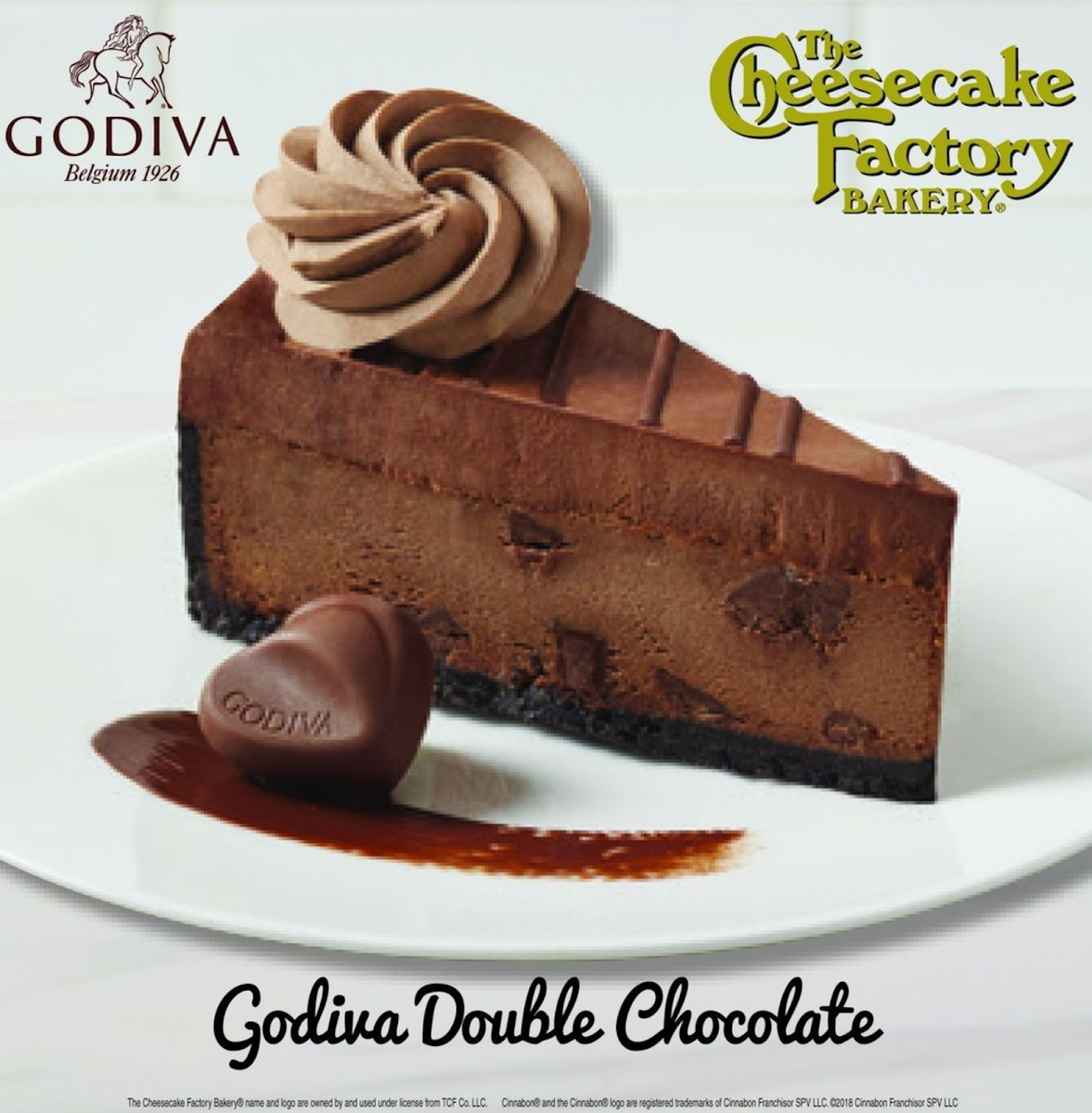 Cheesecake Factory Godiva Double Chocolate Cheesecake