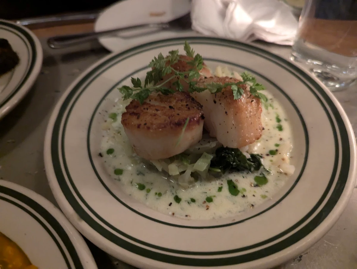 Seared Scallops, Bar Henrietta