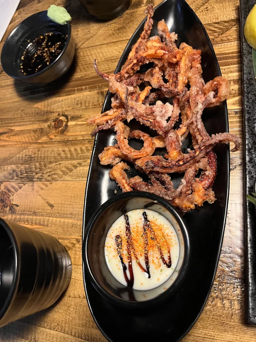 Deep Fried Squid Legs