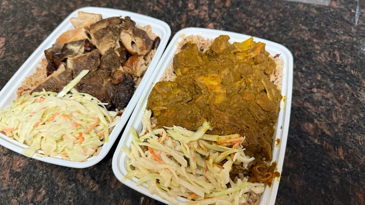 Jerk Chicken Curry Goat
