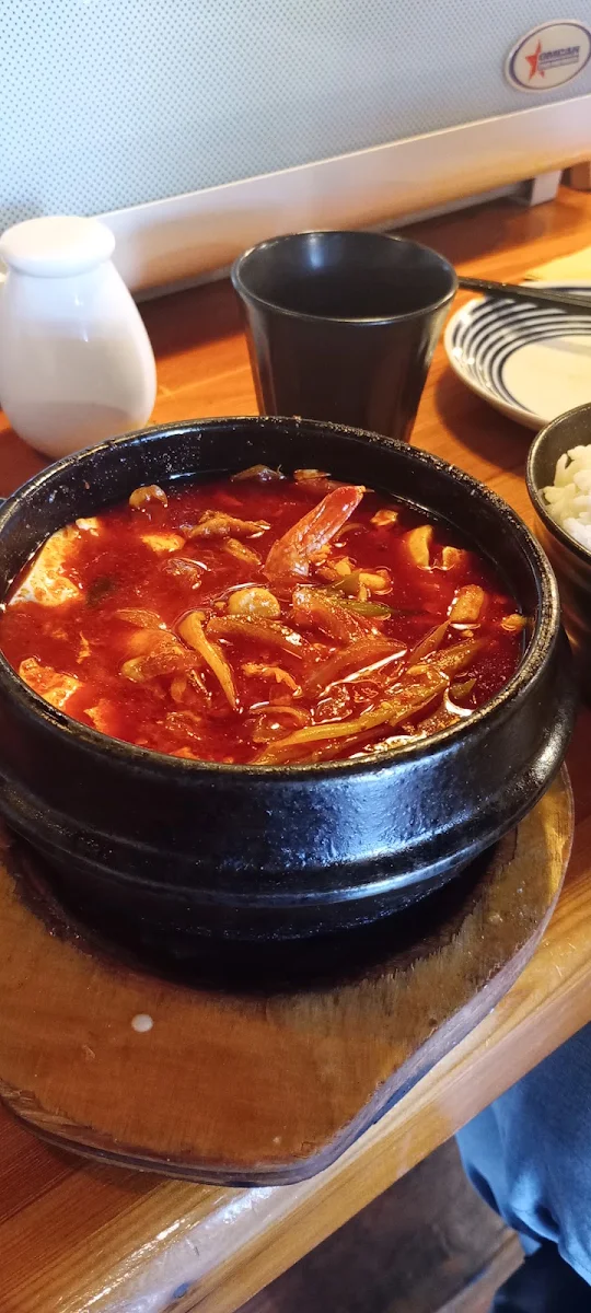 Tofu Soup Spicy Seafood Soup