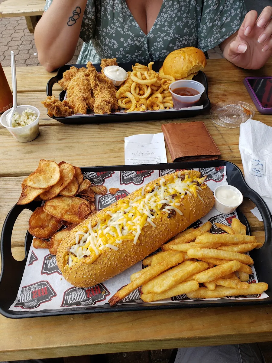Trio Philly Steak Sub Et Poulet Croustillant Combo