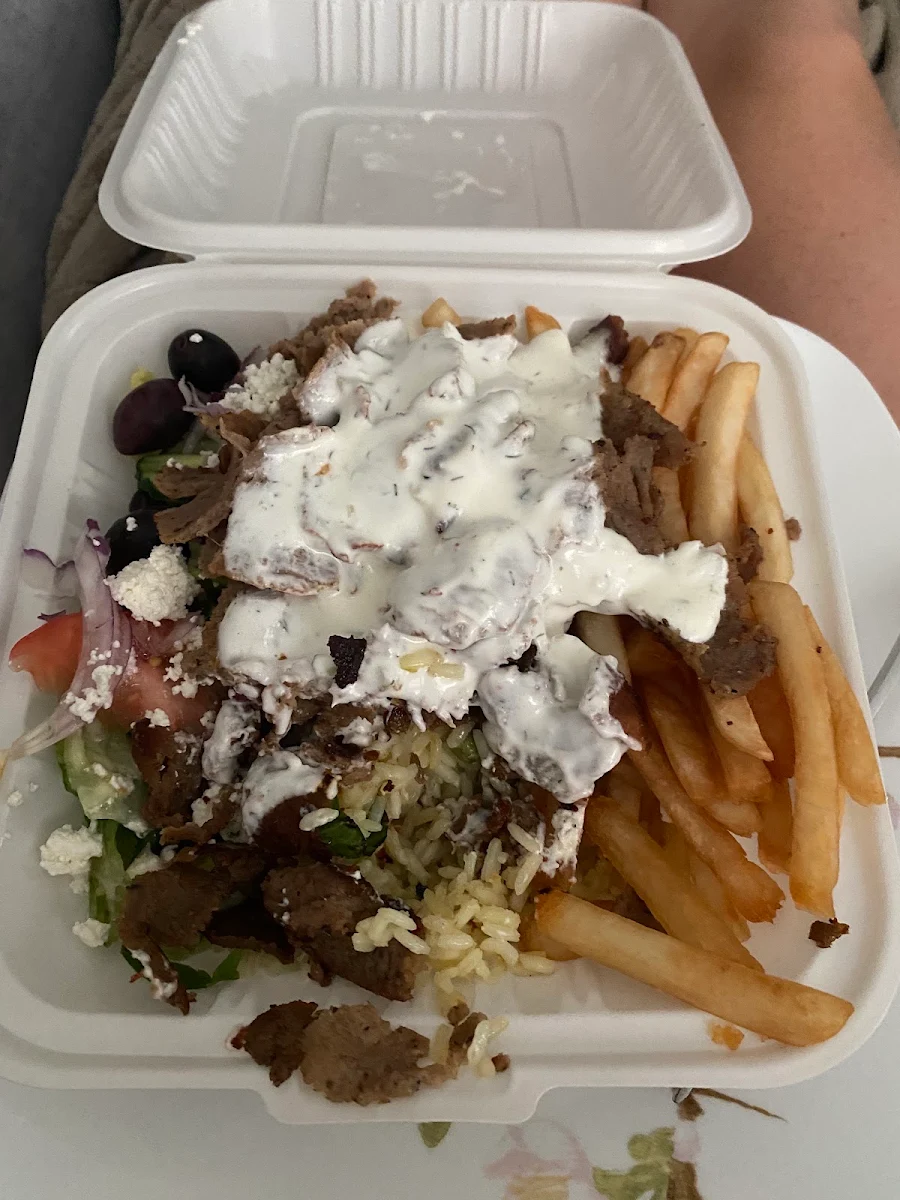 Jumbo Gyro Dinner