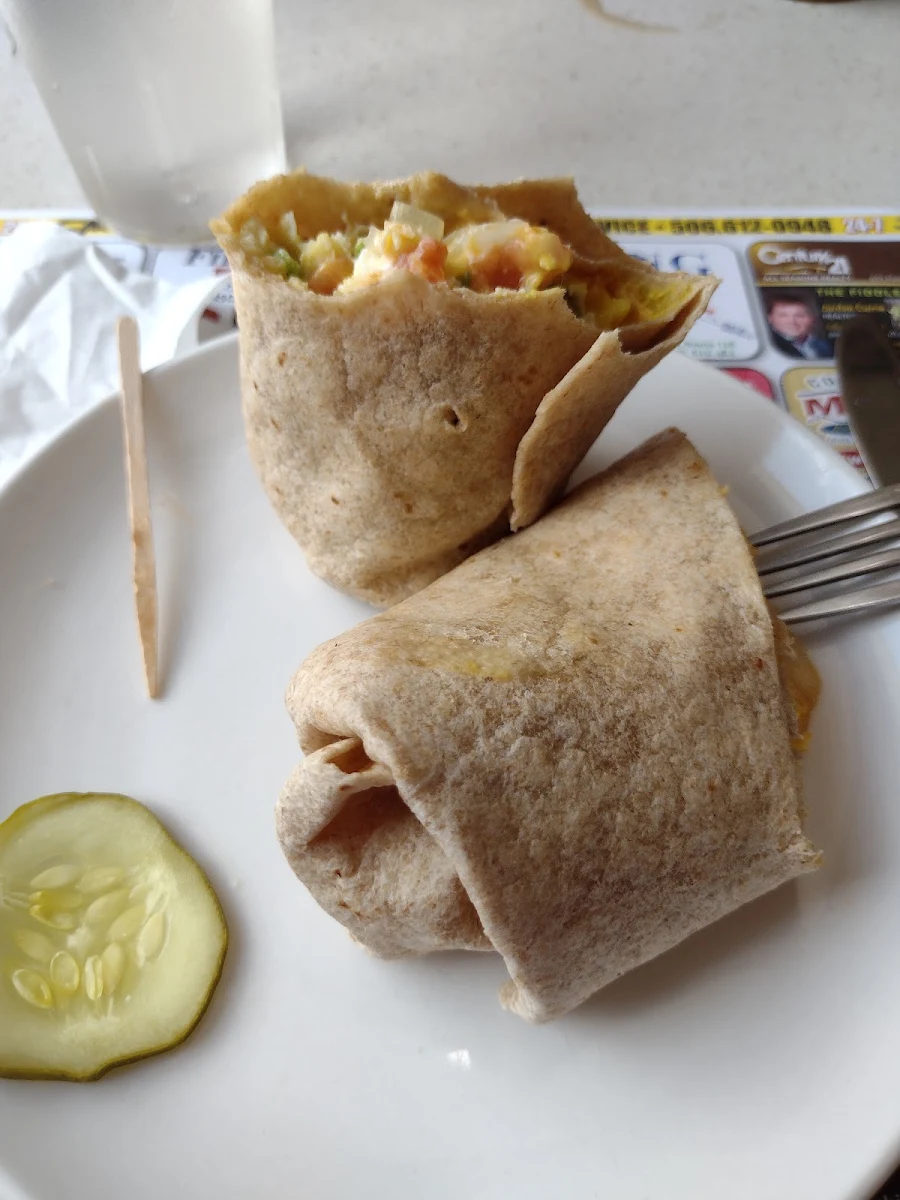 Veggie Omelette Breakfast Wrap