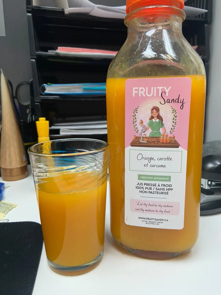 Orange Carotte Et Curcuma