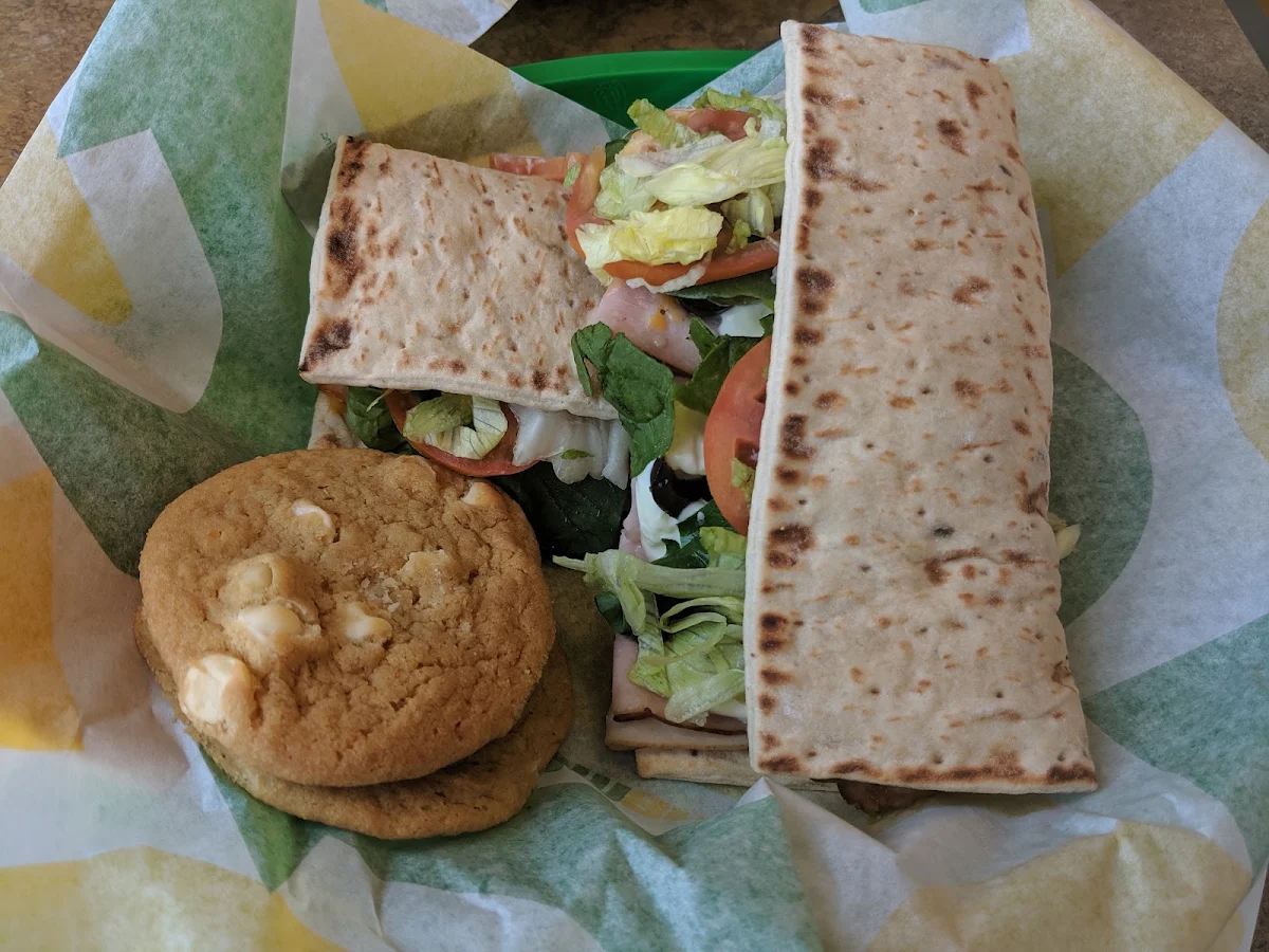 Subway Melt and White Chocolate Macadamia Nut Cookies