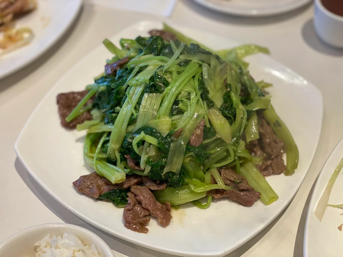 Fried Beef with Chinese Broccoli