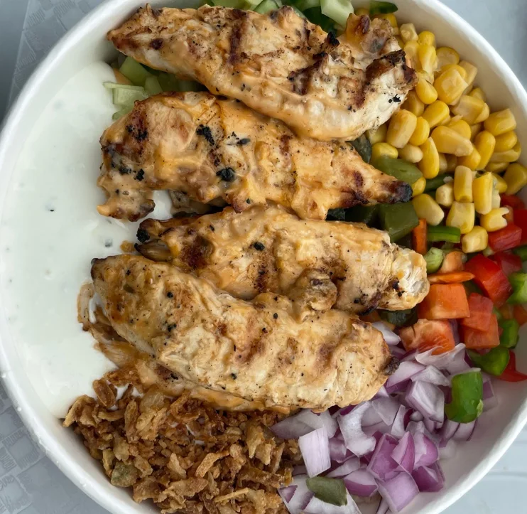 Shisha Garlic Chicken Rouge Bowl of Rice