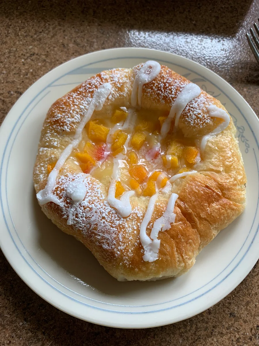 Peach & Custard Danish