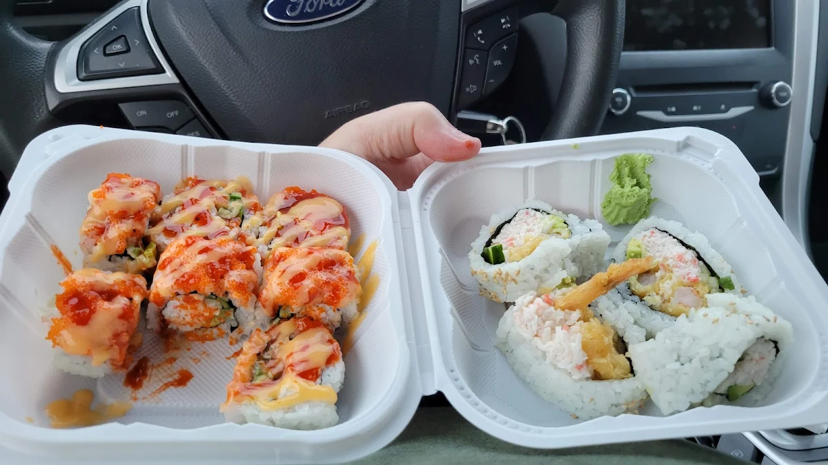 Spicy California Roll and Dynamite Roll