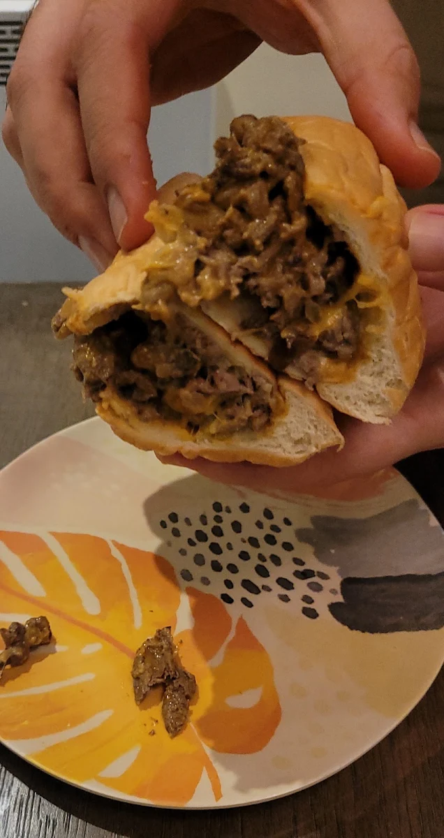 Philly Cheese Steak Sandwich
