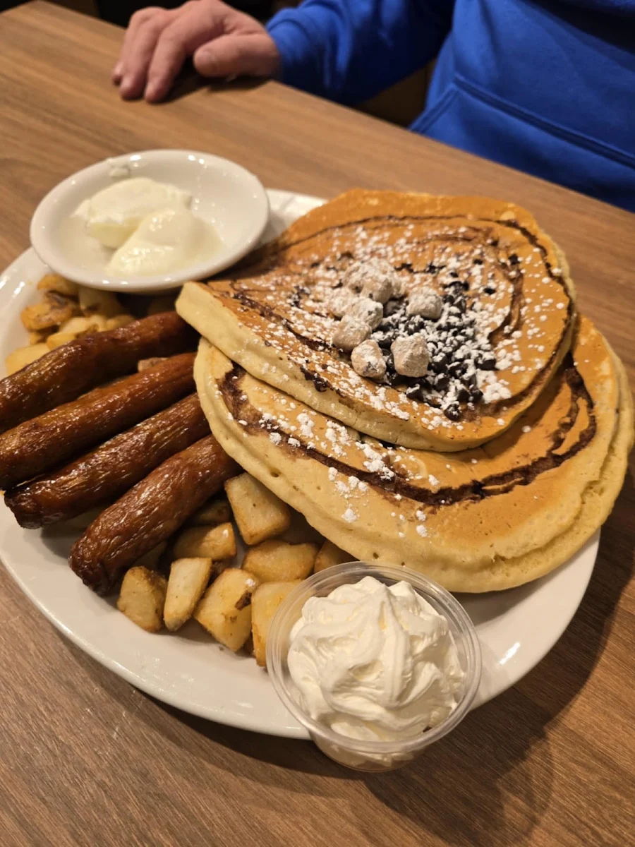 Stacked Pancake Combo