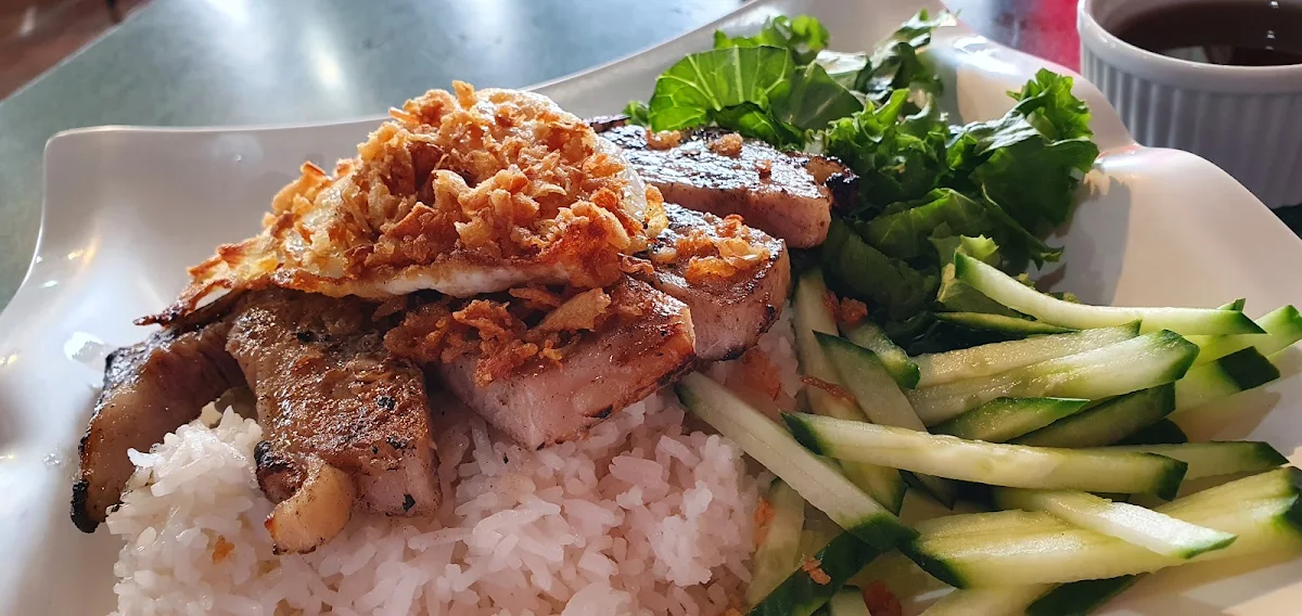 Pork Chop Rice with Fried Egg
