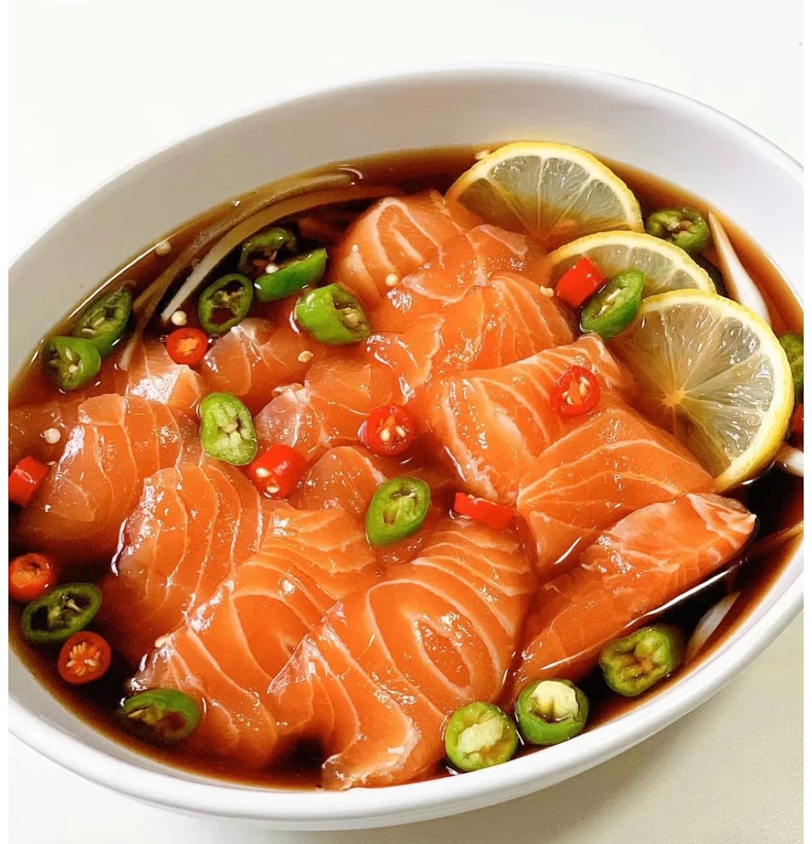 Saumon Mariné À la Sauce Soja Soy-marinated Salmon