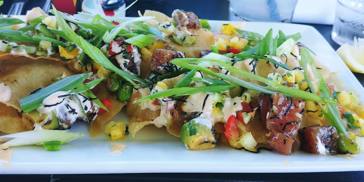 Tuna Poke Nachos