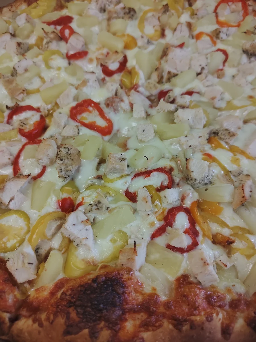 Pizza Ananas Et Poulet