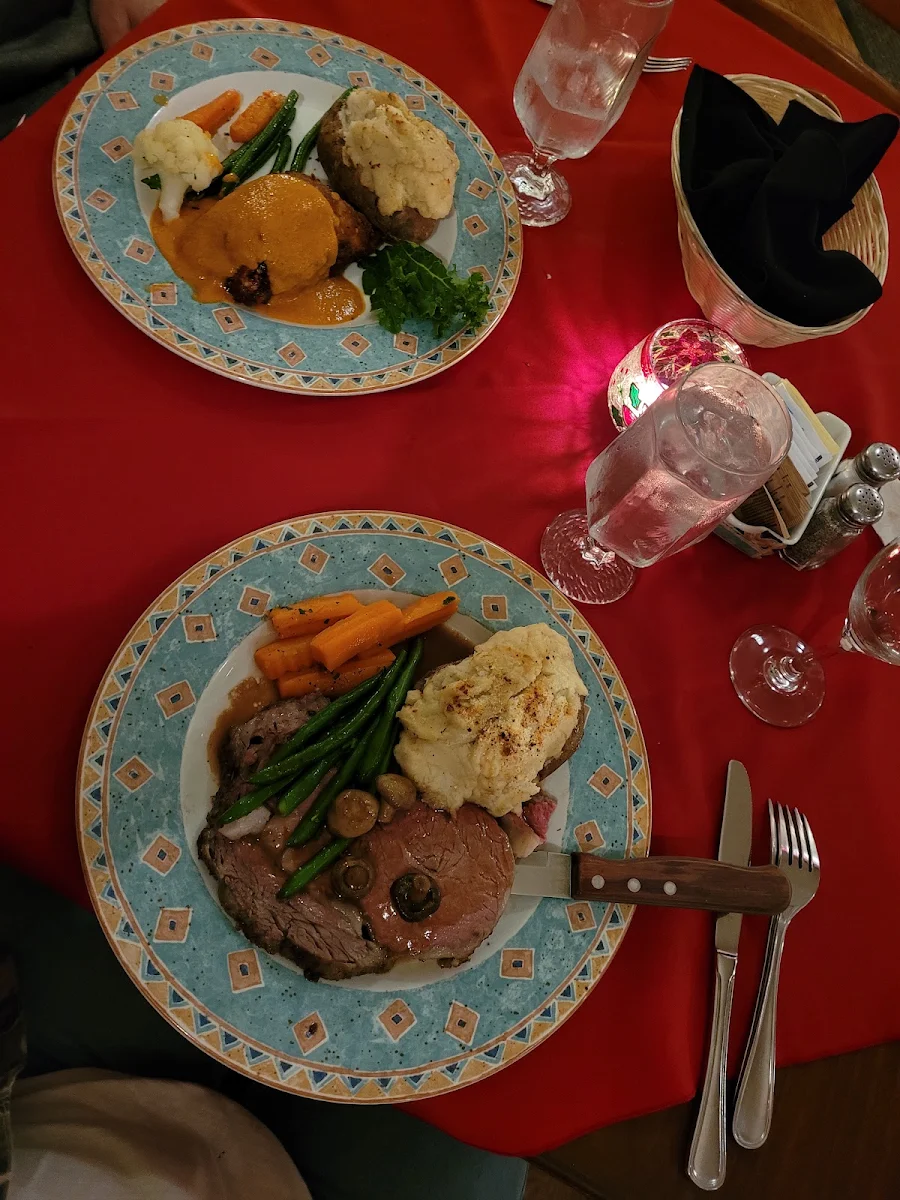Chicken Cordon Bleu and Prime Rib