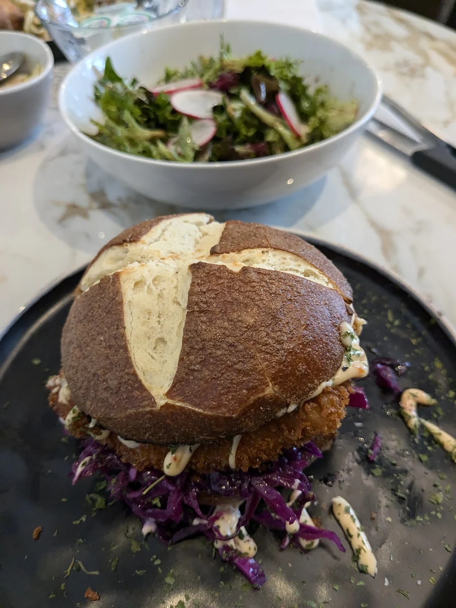 Burger Poulet Au Miel