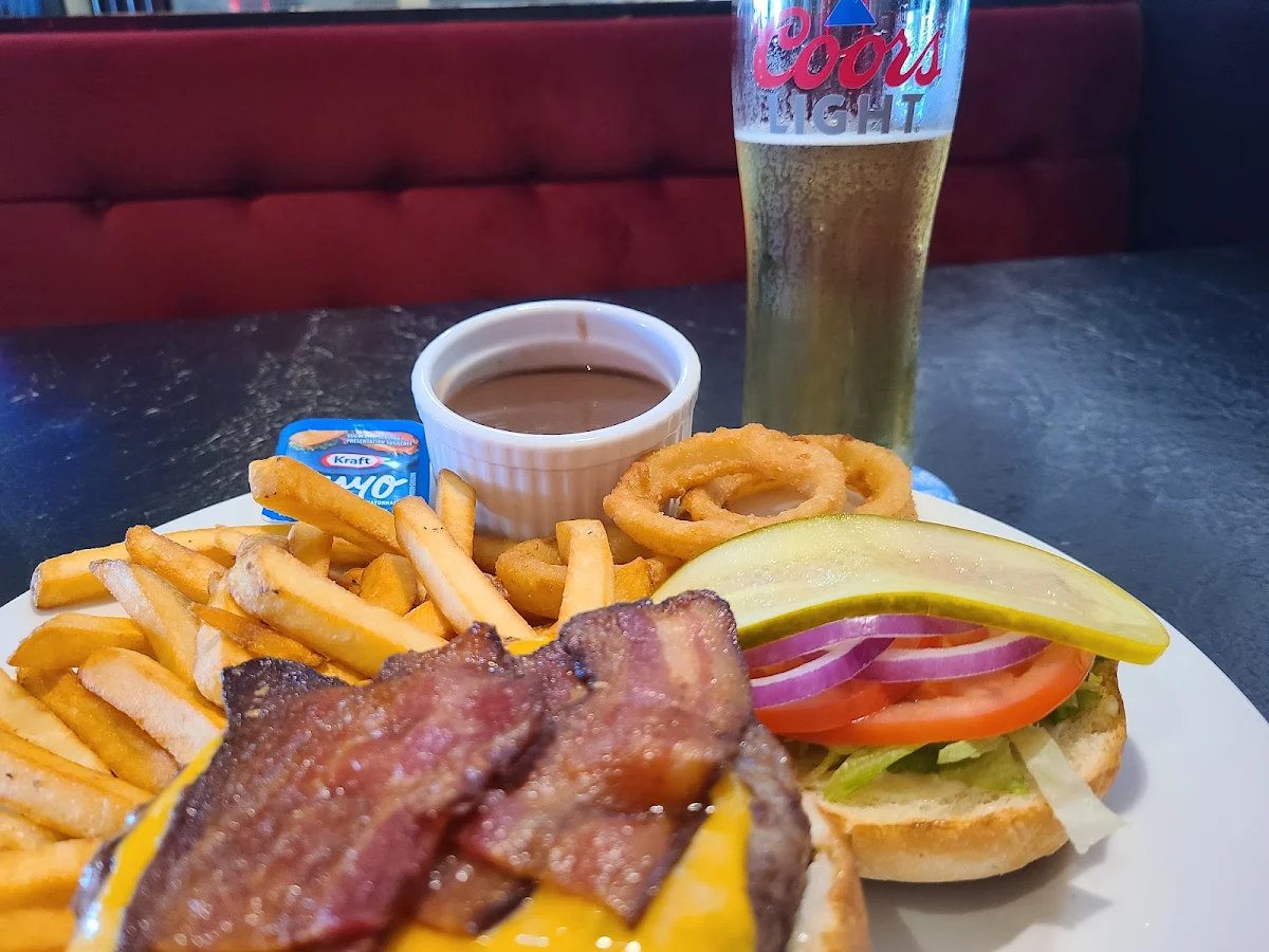 Banquet Burger and Fries