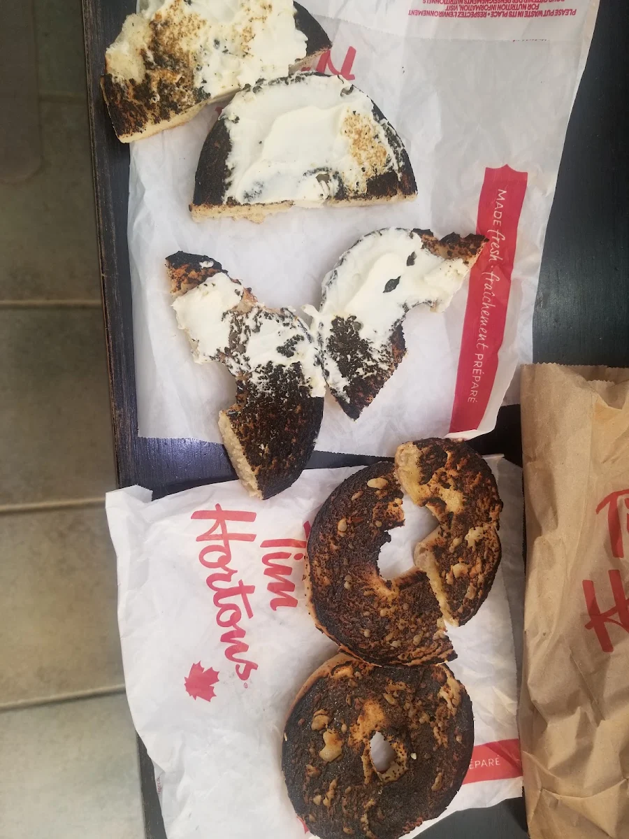 Cream Cheese Bagel from Tim Horton