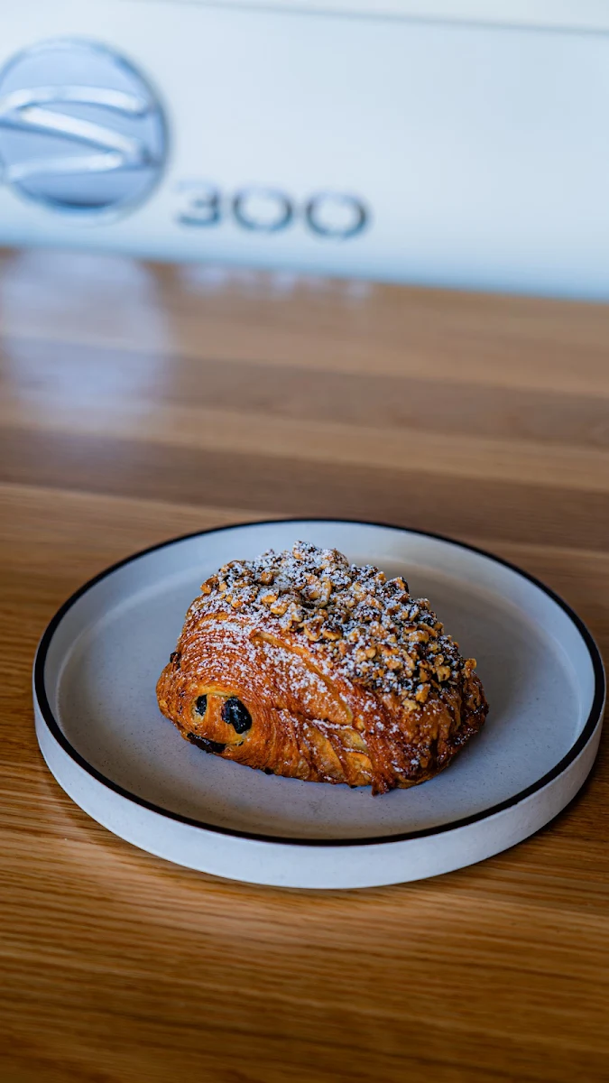 Black Sesame Praline Croissant Roll