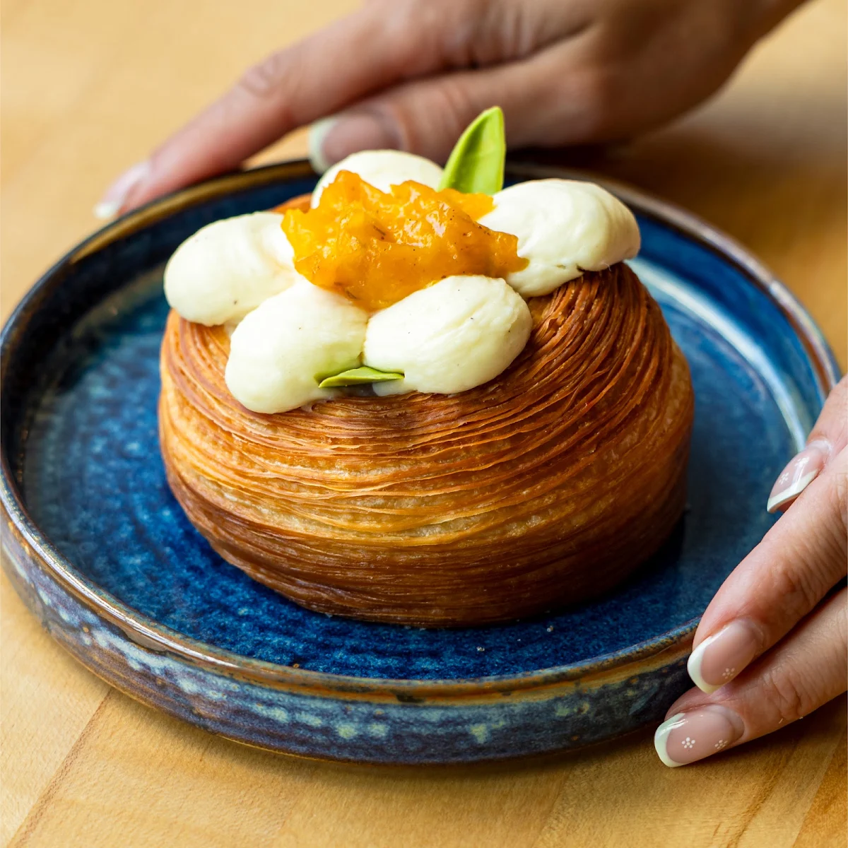 Signature Egg Custard Croissant Tart