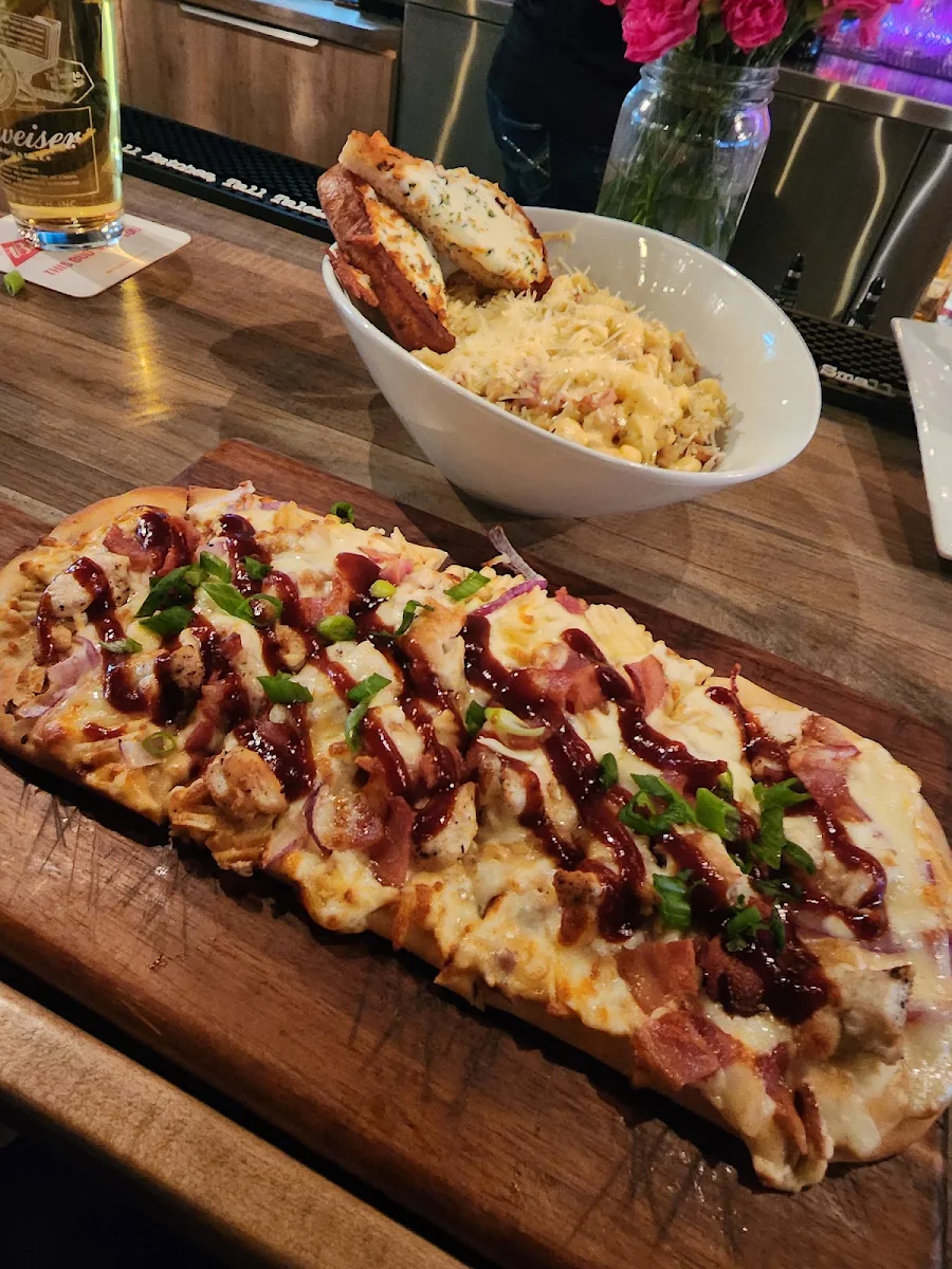 Chicken Bacon Flatbread Pizza