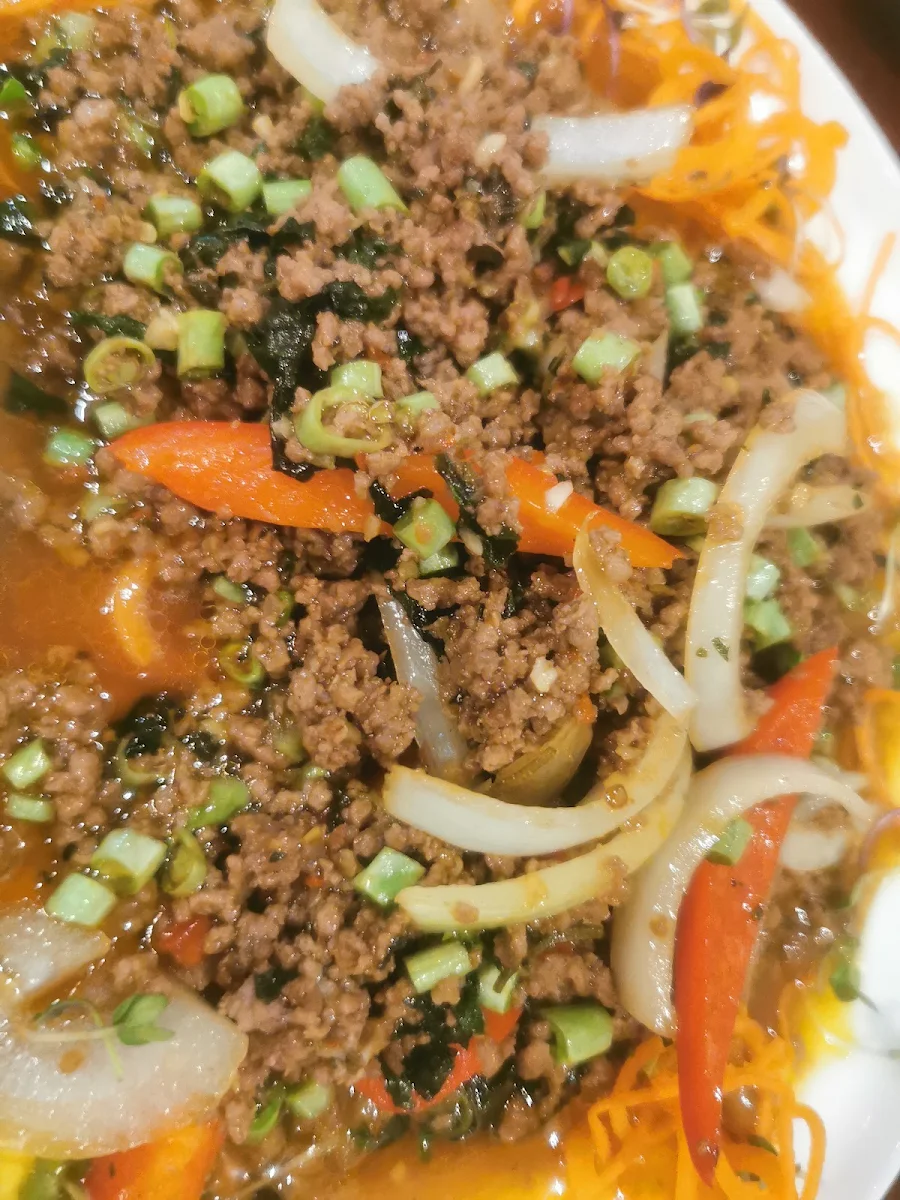 Basil Beef, Thai Corner Restaurant & Bakery
