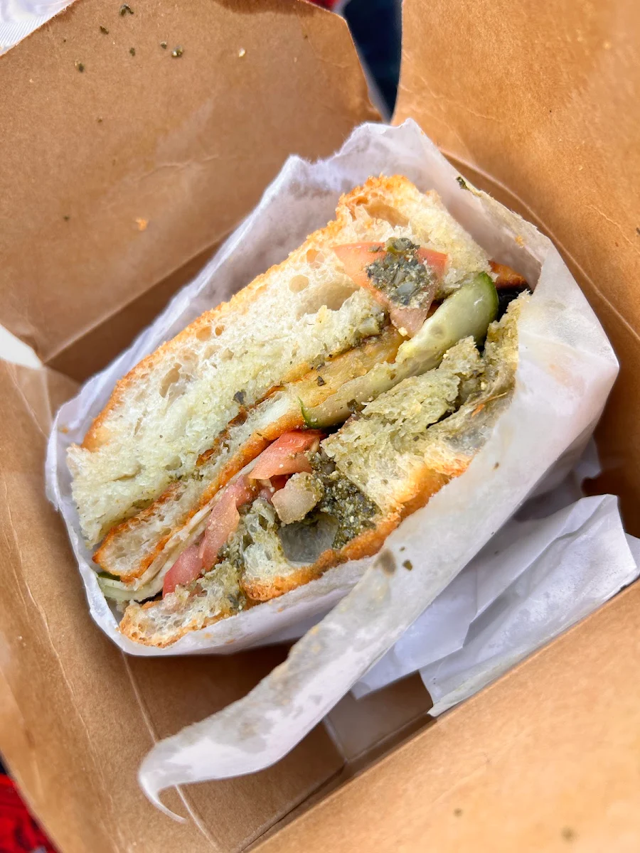 Pesto Cheese Panini