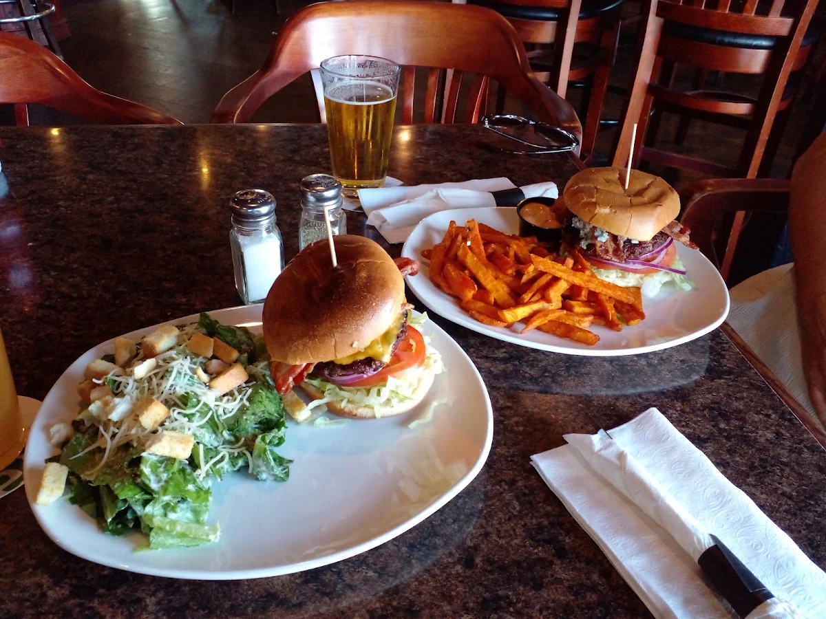 Big Rusty's Burger and Blue Cheese Burger