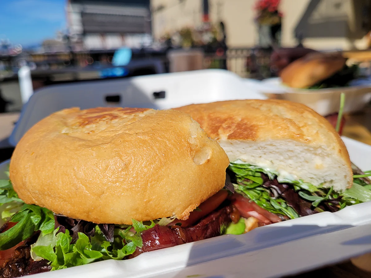 Local Bacon Breakfast Sandwich