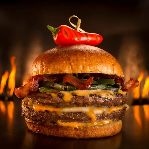 Triple Bacon Burger